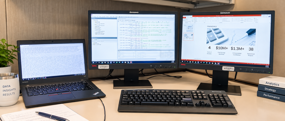 http://Three-monitor%20workstation%20displaying%20data%20analysis,%20code,%20and%20financial%20performance%20reports.
